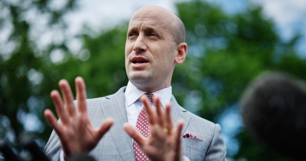 Top White House adviser Stephen Miller says 'we're actively looking at' suspending due process for migrants