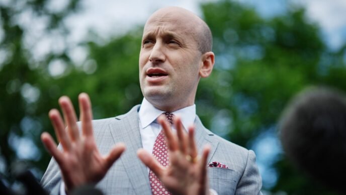 Top White House adviser Stephen Miller says 'we're actively looking at' suspending due process for migrants