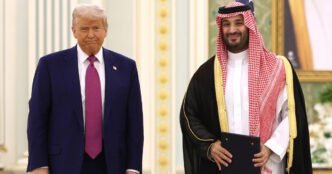 Trump delivers remarks in Saudi Arabia