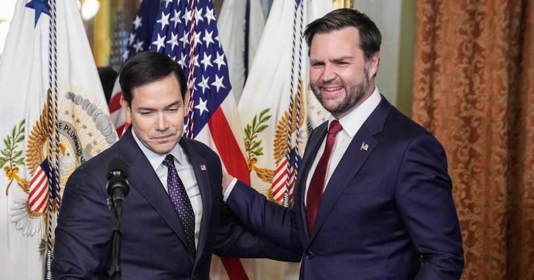 Trump elevates Marco Rubio and JD Vance as potential successors in 2028