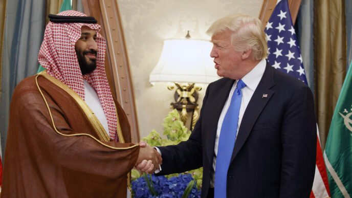 Trump snubs traditional allies and marks Gulf power with his first major foreign trip