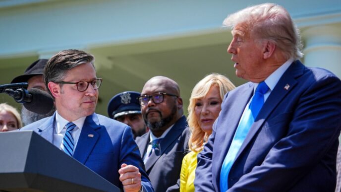 Trump urges Speaker Mike Johnson to raise taxes on the wealthy, adding new wrinkle to massive GOP bill