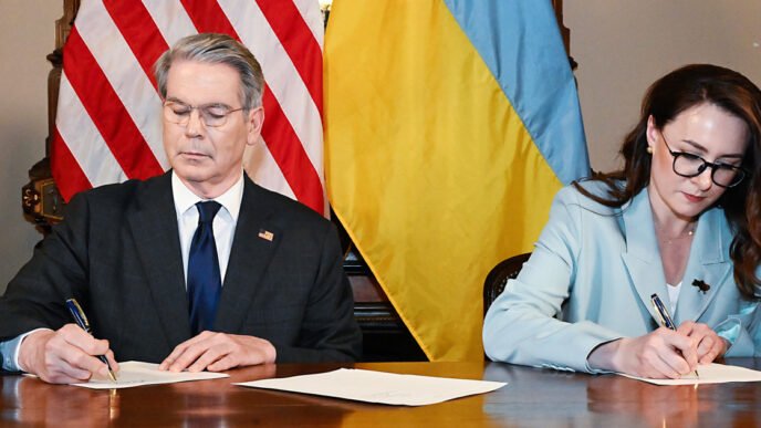 U.S. and Ukraine sign long-awaited minerals deal to repay aid