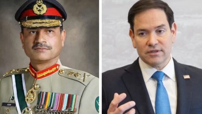 US top diplomat Rubio speaks with COAS Gen Asim Munir