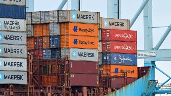U.S. trade deficit jumps to record high on pre-tariff import rush