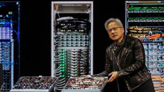US wins if DeepSeek runs on American AI chips, Nvidia CEO says
