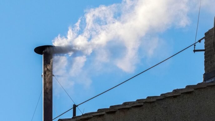 White smoke pours from Sistine Chapel, signaling new pope has been elected