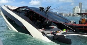 Yacht packed with social media influencers nearly sinks off Miami Beach