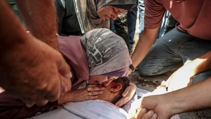 36 Palestinians killed trying to obtain desperately needed aid in Gaza, officials say