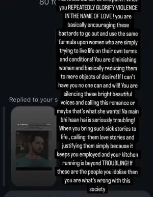 Alina Abbas Shah slams Danish Taimoor for showing “violence in the name of romance”