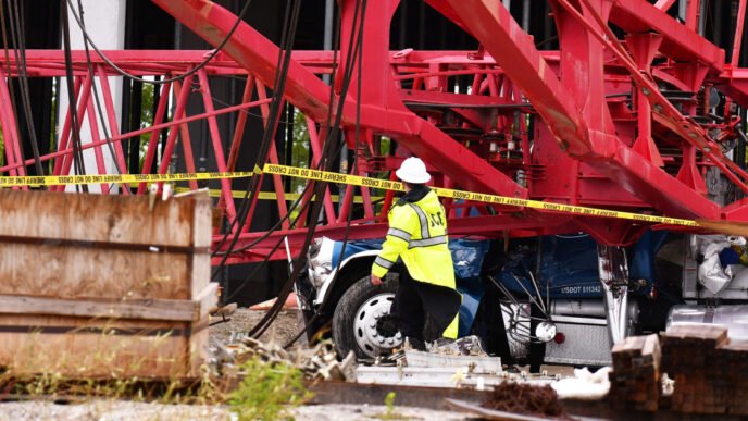 Crane collapse kills 2 at Florida construction site, officials say