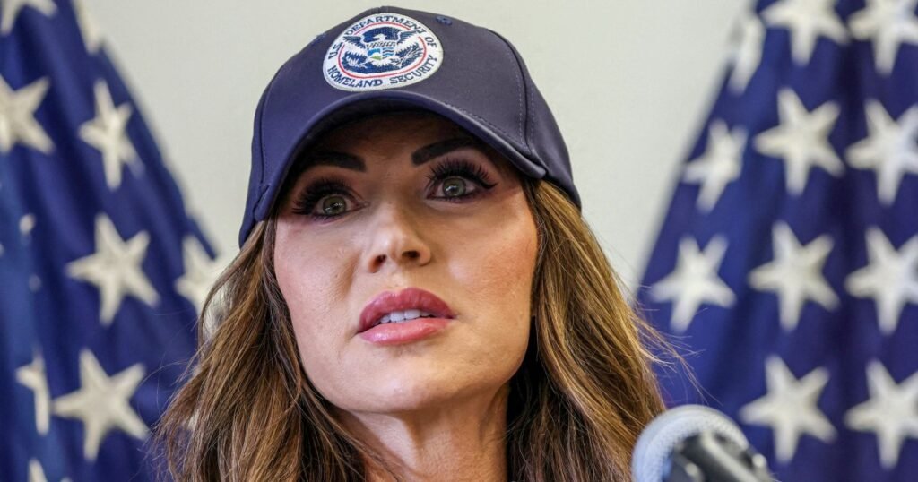 DHS Secretary Kristi Noem taken to hospital after an allergic reaction