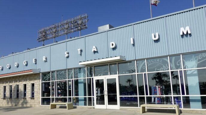Dodgers block ICE agents from entering stadium in Los Angeles