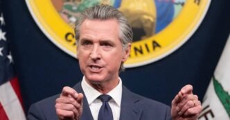 Gavin Newsom says democracy under assault while blasting Trump's immigration tactics
