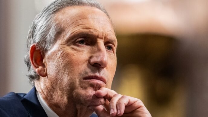 Howard Schultz says he 'did a cartwheel' when Starbucks CEO Niccol coined 'back to Starbucks' strategy