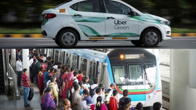 India's underused metros tap ride-hailing apps to lure commuters
