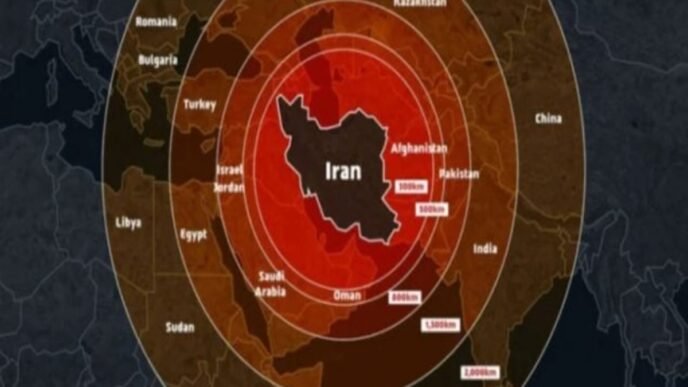 Israel has shown occupied Kashmir as part of Pakistan, causing a stir in India.