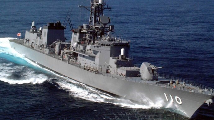 Japan destroyer sails through Taiwan Strait after China jet approach