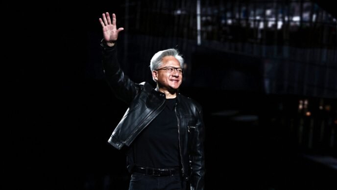 Jensen Huang's charitable foundation balloons on Nvidia stock gains