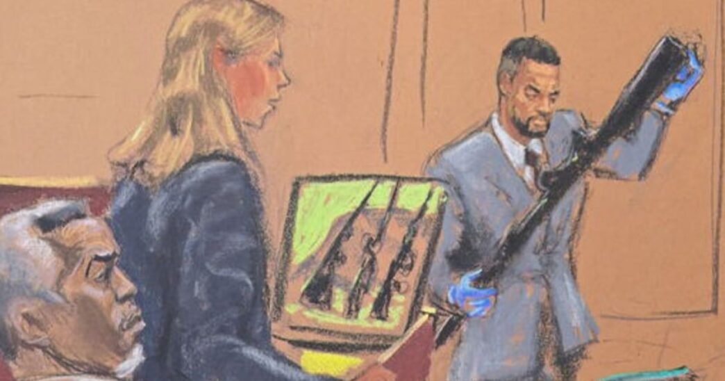 Kanye West appears at federal courthouse to support Diddy