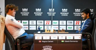 Magnus Carlsen drops his first match against India's chess champion