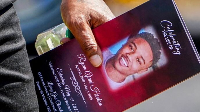 Ohio officer won't be charged in Ryan Hinton's fatal shooting