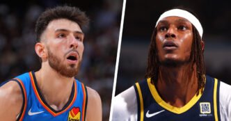 Oklahoma City leads big against Indiana in NBA Finals Game 2