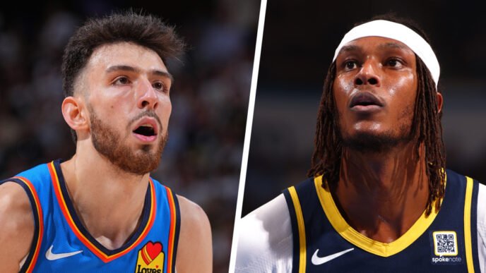 Oklahoma City leads big against Indiana in NBA Finals Game 2