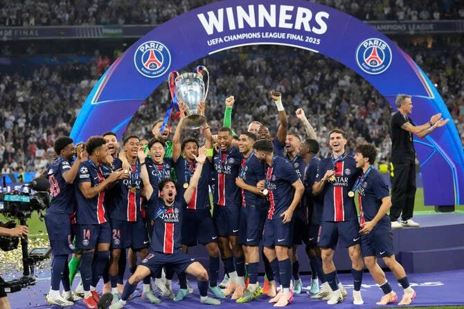 PSG wins champions league, celebrations turn violent in Paris