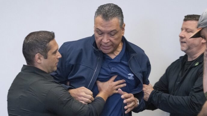 Padilla delivers remarks on his removal from DHS press conference in L.A.