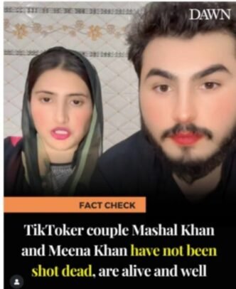 Peshawar TikTok Couple Mashal & Meena Khan are safe and alive