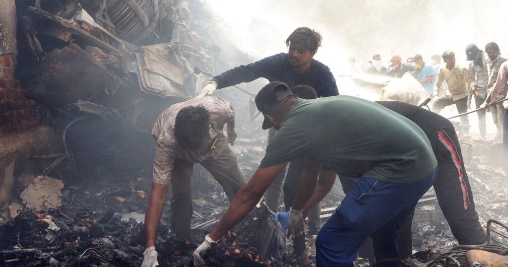 Plane From India to London Crashes Moments After Takeoff