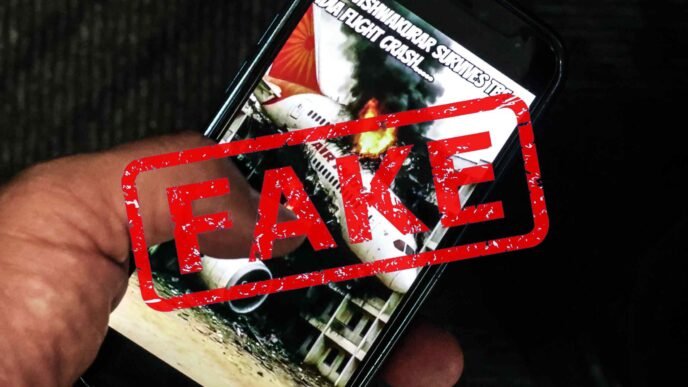 Real grief, fake images: How AI hijacked Air India crash coverage