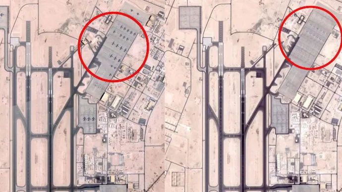 Satellite images show US military aircrafts disappear from Qatar base