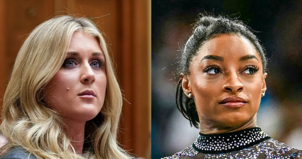Simone Biles calls Riley Gaines 'sick' over criticism of transgender athletes