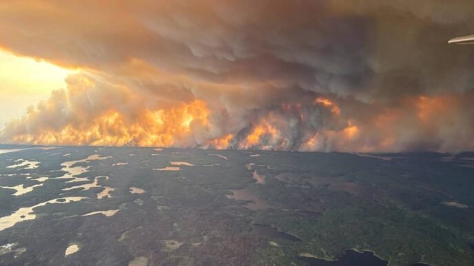 Smoke from Canadian wildfires triggers air quality alerts in Midwest and Plains