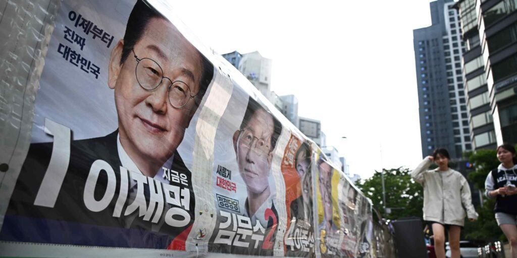 South Korea election live: Exit polls project Lee victory