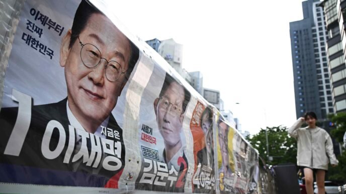 South Korea election live: Voting coming to a close
