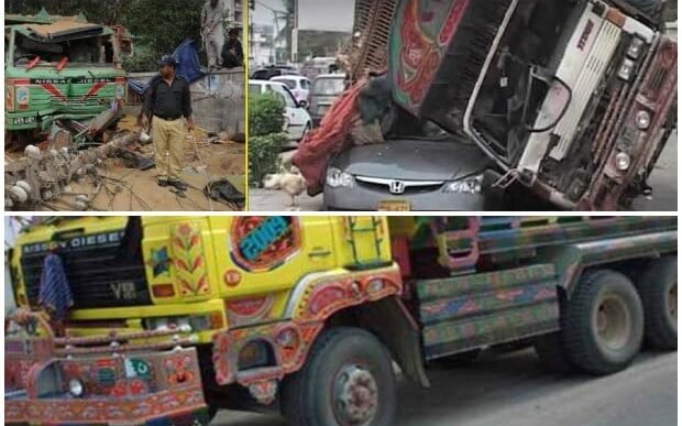 Speeding Dumper Kills Mother, Daughter in Karachi