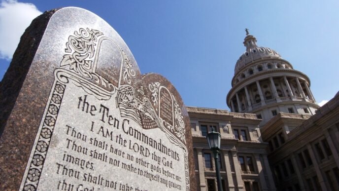 Texas' Ten Commandments in schools law challenged by families and faith leaders in lawsuit