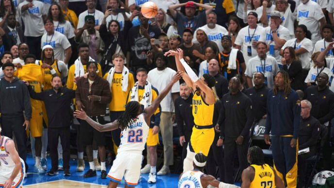 The Pacers showed a rare weakness. They won by relying on their biggest strength