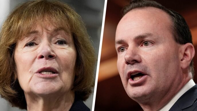 Tina Smith says she confronted Mike Lee over 'cruel' social media posts on the Minnesota shootings