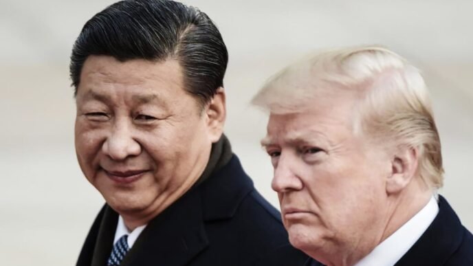 Trump and Xi talk on phone as tariff battle continues