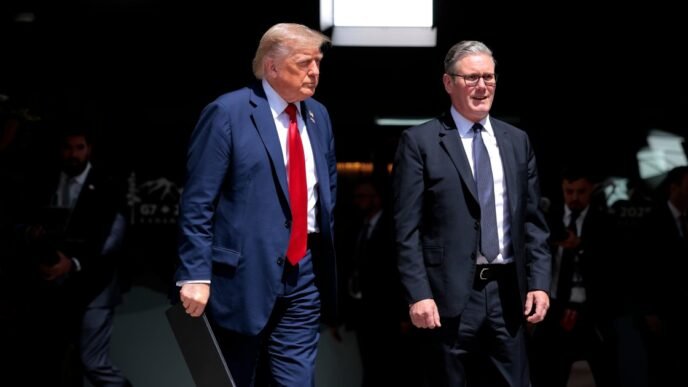 Trump formalizes tariff cuts for U.K. as trade talks continue