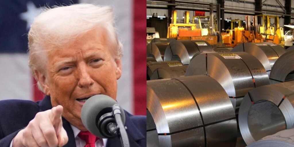 Trump signs order doubling steel and aluminum tariffs to 50%