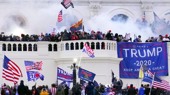 Trump's about-face on violence against police from Jan. 6 to Los Angeles