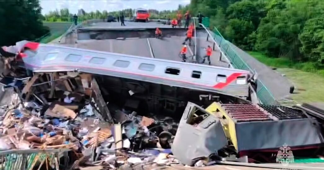 Two deadly bridge collapses in Russia near Ukraine blamed on deliberate explosions
