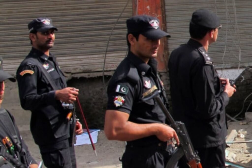 Two policemen martyred in Swabi firing incident