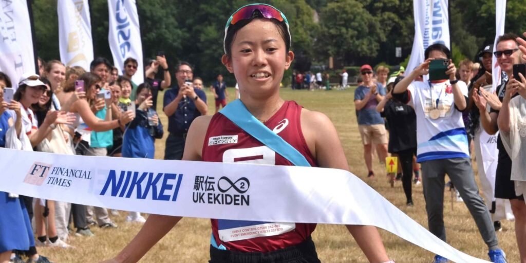 UK's 2nd ekiden relay race ends in victory for Japan's Ritsumeikan