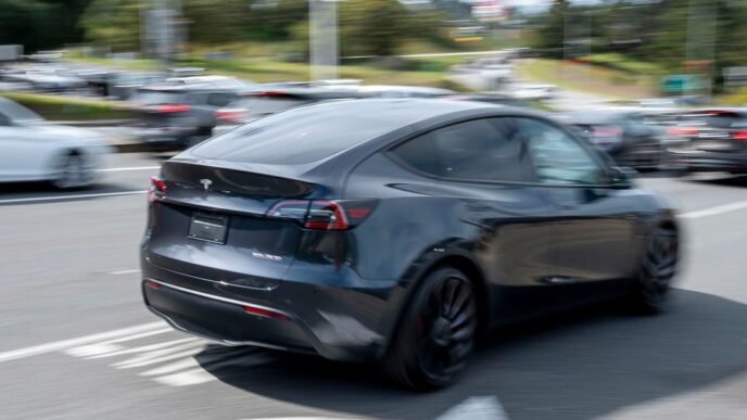 Video shows Tesla robotaxi on Austin streets without human driver